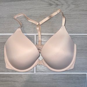 NWT PINK Front Closure Racerback Bra- Size: 32D